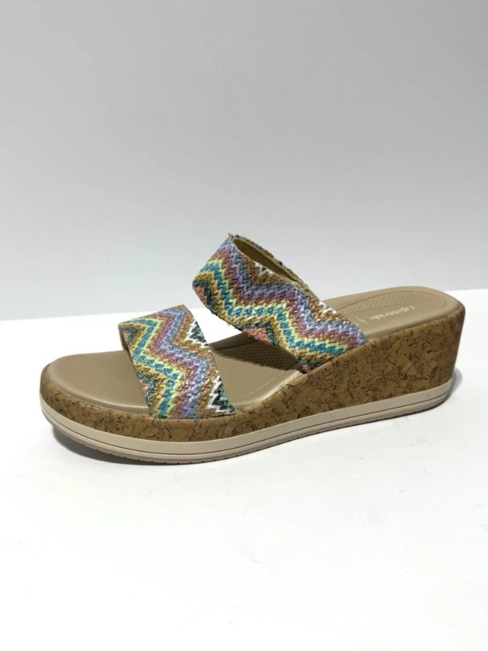 Bzees Womens Resort Multi Sandals Size 8.5 M